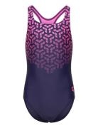 Girl's Arena Kikko V Swimsuit Swim Pro Back Shocki Badedragt Badetøj N...