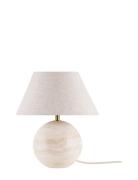 Table Lamp Castello 24 Travertine Home Lighting Lamps Table Lamps Beig...