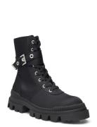 Track Utility Shoes Boots Ankle Boots Laced Boots Black Desigual