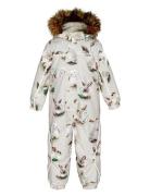 Polaris Fur Outerwear Coveralls Snow-ski Coveralls & Sets White Molo