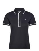 Performance Veronica Polo Tops T-shirts & Tops Polos Black Original Pe...