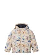 Allover Printed Puffer Jacket Foret Jakke Multi/patterned Tom Tailor