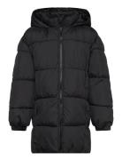 Quilted Long Coat Foret Jakke Black Mango