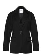 Clemens - Classic Wool Blend Blazers Single Breasted Blazers Black Day...