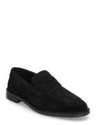 Lozham Loafer Loafers Flade Sko Black GANT