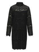 Cuima Lace Short Dress Kort Kjole Black Culture