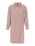 Pilen Yarndyed Flannel Night Shirt Pyjamas Nattøj Pink Høie Of Scandin...