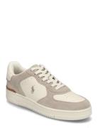 Masters Court Leather-Suede Sneaker Low-top Sneakers Beige Polo Ralph ...