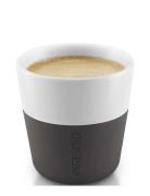 2 Espresso-Krus Black Home Tableware Cups & Mugs Espresso Cups Black E...