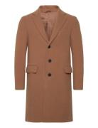 Coat Uldfrakke Frakke Brown United Colors Of Benetton