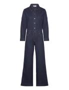 Fqfiloy-Jumpsuit Bottoms Jumpsuits Navy FREE/QUENT