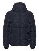 Hooded Sports Puffer Jacket Foret Jakke Navy Superdry