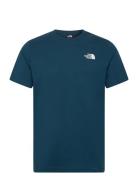 M S/S Redbox Tee Sport T-Kortærmet Skjorte Blue The North Face