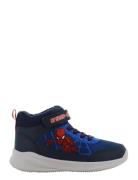 Spiderman High Sneaker High-top Sneakers Navy Spider-man