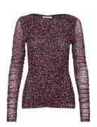 Kane Top Tops T-shirts Long-sleeved T-Skjorte Purple Fabienne Chapot