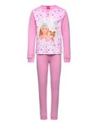 Pyjama Pyjamassæt Pink Barbie