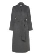 The Nina Coat Uldfrakke Frakke Grey Marville Road