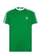 3-Stripes Tee Sport T-Kortærmet Skjorte Green Adidas Originals