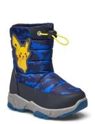 Pokemon Snowboot Vinterstøvler Pull On Blue Pokemon