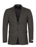 Justin Suits & Blazers Blazers Single Breasted Blazers Grey Tiger Of S...