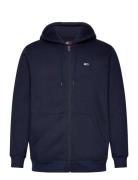 Tjm Reg S Flag Zip Thru Tops Sweatshirts & Hoodies Hoodies Navy Tommy ...