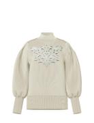 Yasfiraz Ls Knit Pullover S. Tops Knitwear Jumpers Cream YAS