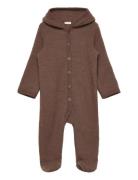 Hush Wool Wholesuit Outerwear Fleece Outerwear Fleece Suits Brown Fixo...