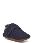 Baby Wool Slippers Slippers Hjemmesko Blue En Fant