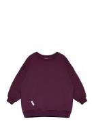 Relaxed Sweatshirt Tops Sweatshirts & Hoodies Sweatshirts Purple Guggu...