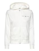 Reg Printed Graphic Zip Hood Tops Sweatshirts & Hoodies Hoodies White ...