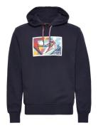 Portalet Hoodie Tops Sweatshirts & Hoodies Hoodies Blue Napapijri