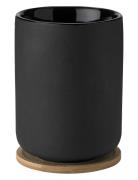 Theo Termokop Med Coaster 0.25 L. Black Home Tableware Cups & Mugs Cof...