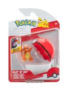 Pokemon Clip N Go Charmander With Poke Ball Toys Playsets & Action Fig...