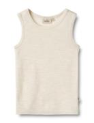 Wool Singlet Iggy Tops T-shirts Sleeveless Wheat