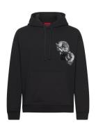 Dirosehood Tops Sweatshirts & Hoodies Hoodies Black HUGO