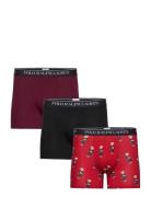 Stretch Cotton Boxer Brief 3-Pack Boxershorts Red Polo Ralph Lauren Un...