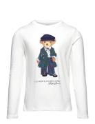 Polo Bear Cotton Jersey Long-Sleeve Tee Tops T-shirts Long-sleeved T-S...