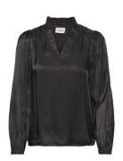 Fryolanda Bl 2 Tops Blouses Long-sleeved Black Fransa