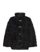 Mia Faux Fur Jacket Outerwear Faux Fur Black Twist & Tango