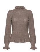 Vienna Alpaca Sweater Tops Knitwear Jumpers Beige Ella&il