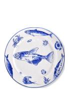 Seafruit Dinner Plate Home Tableware Plates Dinner Plates Blue Familia...