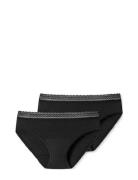 Period Briefs 2-Pack Lace Black - Secret Care Trusser, Tanga Briefs Bl...