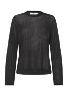 Thaniiw Pullover Tops Knitwear Jumpers Black InWear