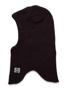 Wool Fullface - Ears Accessories Headwear Balaclava Black Mikk-line