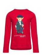 Polo Bear Cotton Jersey Long-Sleeve Tee Tops T-shirts Long-sleeved T-S...