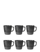 Raw Nordic Black Mug W Handle 30 Cl 6 Pcs Home Tableware Cups & Mugs C...