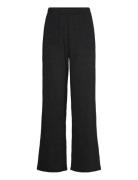 Trousers Bottoms Trousers Straight Leg Black Rosemunde