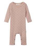 Nbfnava Ls Slim Wool Suit Lil Langærmet Body Pink Lil'Atelier