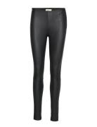 Lr-Gloria Bottoms Trousers Leather Leggings-Bukser Black Levete Room