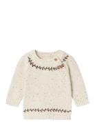 Nbngalto Rio Ls Knit Lil Tops Knitwear Pullovers Cream Lil'Atelier